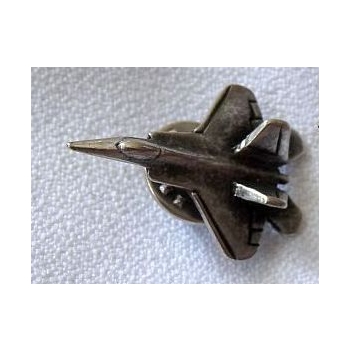 F 22 Raptor znaczek 3D samolot na pins stare srebro (id: 202)